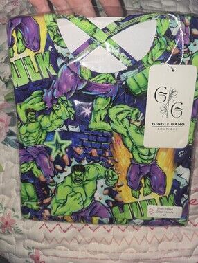 The HULK Giggle Gang Dress With Matching Shorts!